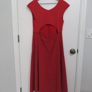 Athleta Ryder Dress in Currant Red Sz 12